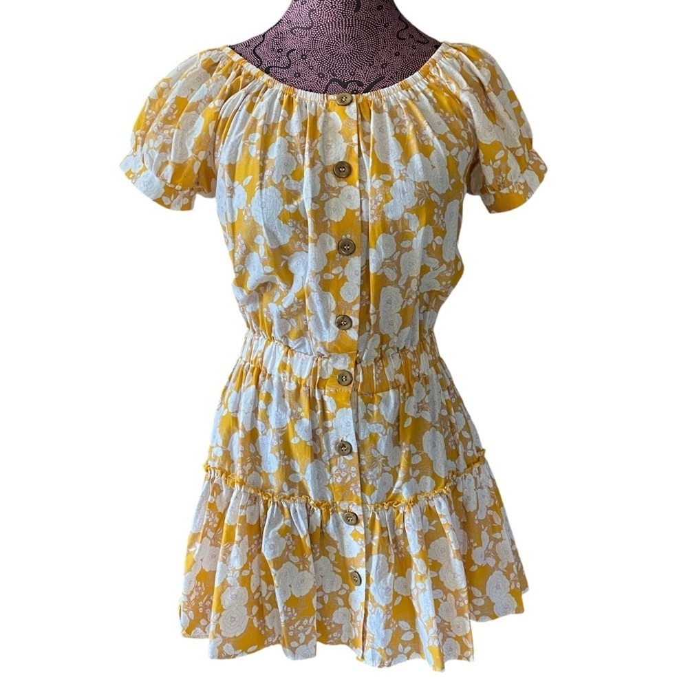 Eberjey Sz S Floral Cotton Cover Up Dress